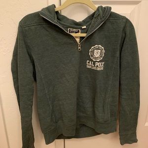Cal Poly quarter zip sweater